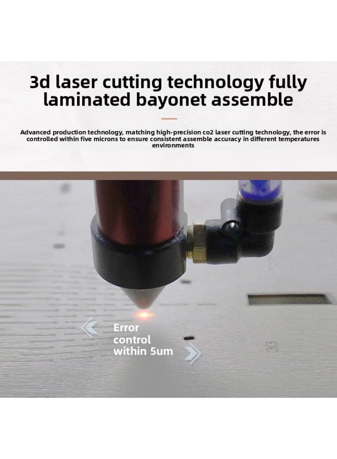 Wooden 3D Puzzle Chinese Ancient Building Model Toy Handmade Movable Material Stall Supply-Color:Big Sedan-Color Label Version (laser Cutting-three-dimensional Diagram) - Image 3